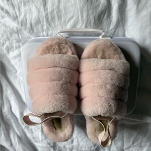 UGG Fluff Yeah Slide Slippers – Pink | Gently Used
